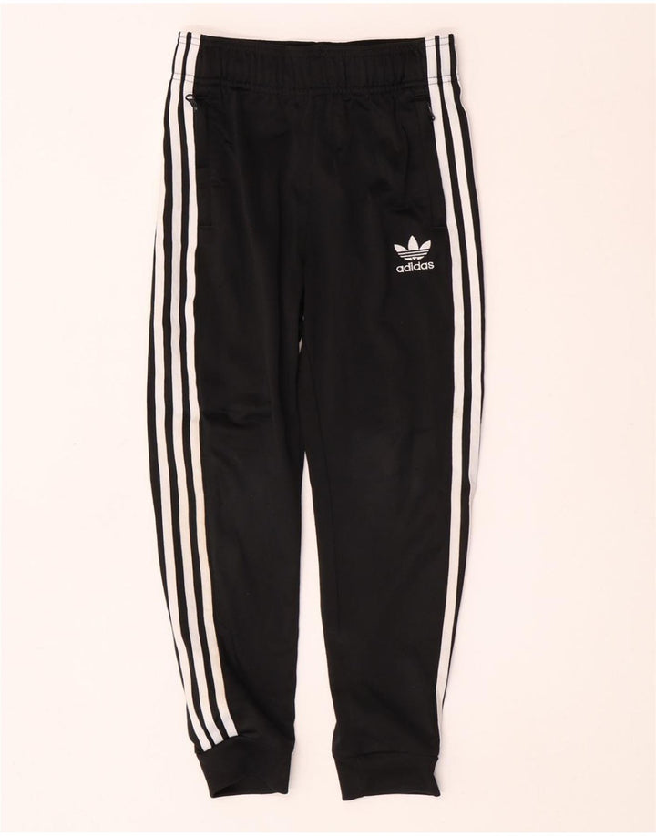 Adidas Boys Tracksuit Trousers Joggers 9-10 Years  Black