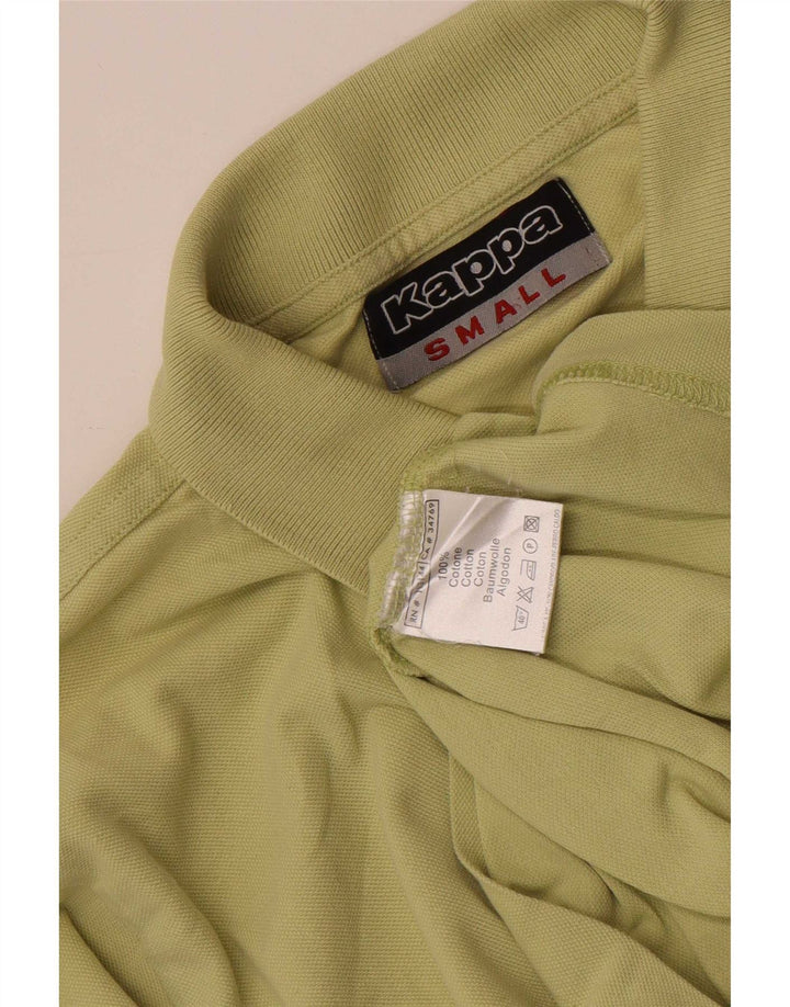 Kappa Mens Polo Shirt Small Green Cotton