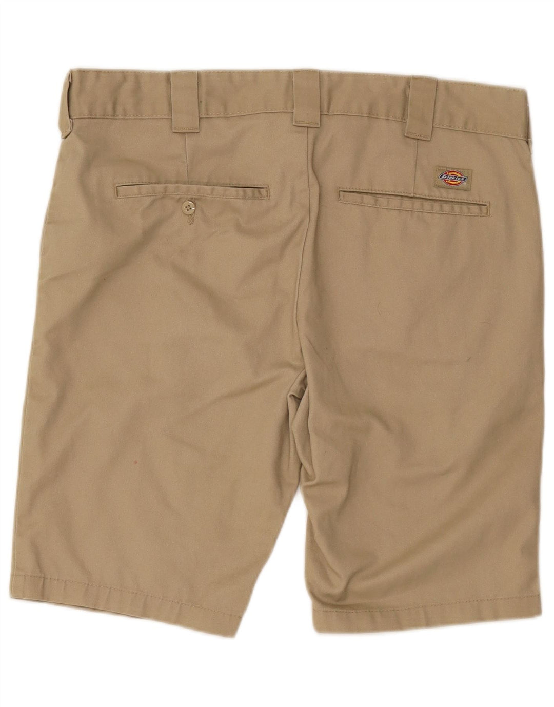 Dickies Mens Slim Fit Chino Shorts W36 Large Beige Polyester
