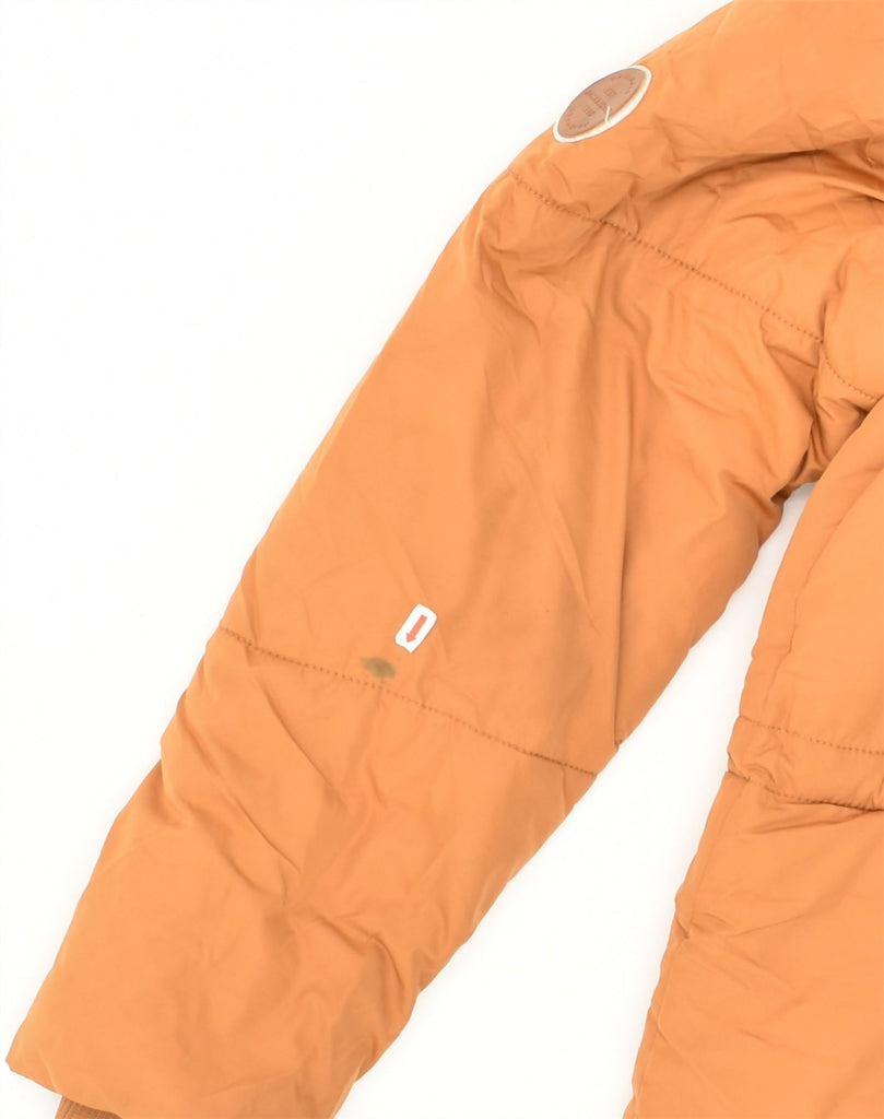 JACK & JONES Mens Originals Hooded Padded Jacket UK 38 Medium Orange | Vintage Jack & Jones | Thrift | Second-Hand Jack & Jones | Used Clothing | Messina Hembry 