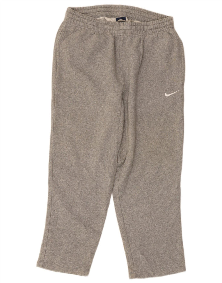 Nike Mens Tracksuit Trousers Small  Grey Flecked Cotton