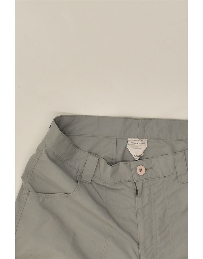 MAMMUT Mens Straight Capri Trousers IT 48 Medium W32 L20 Grey Polyamide | Vintage Mammut | Thrift | Second-Hand Mammut | Used Clothing | Messina Hembry 