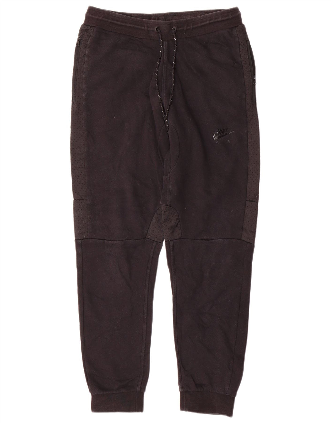 Nike Mens Tracksuit Trousers Joggers Small  Black Cotton