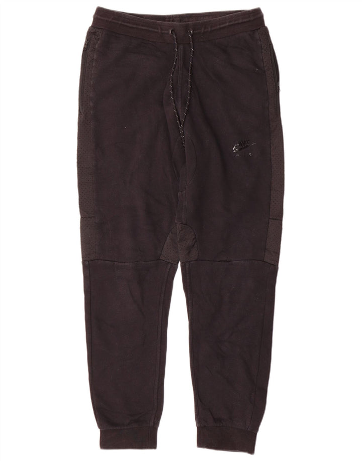 Nike Mens Tracksuit Trousers Joggers Small  Black Cotton