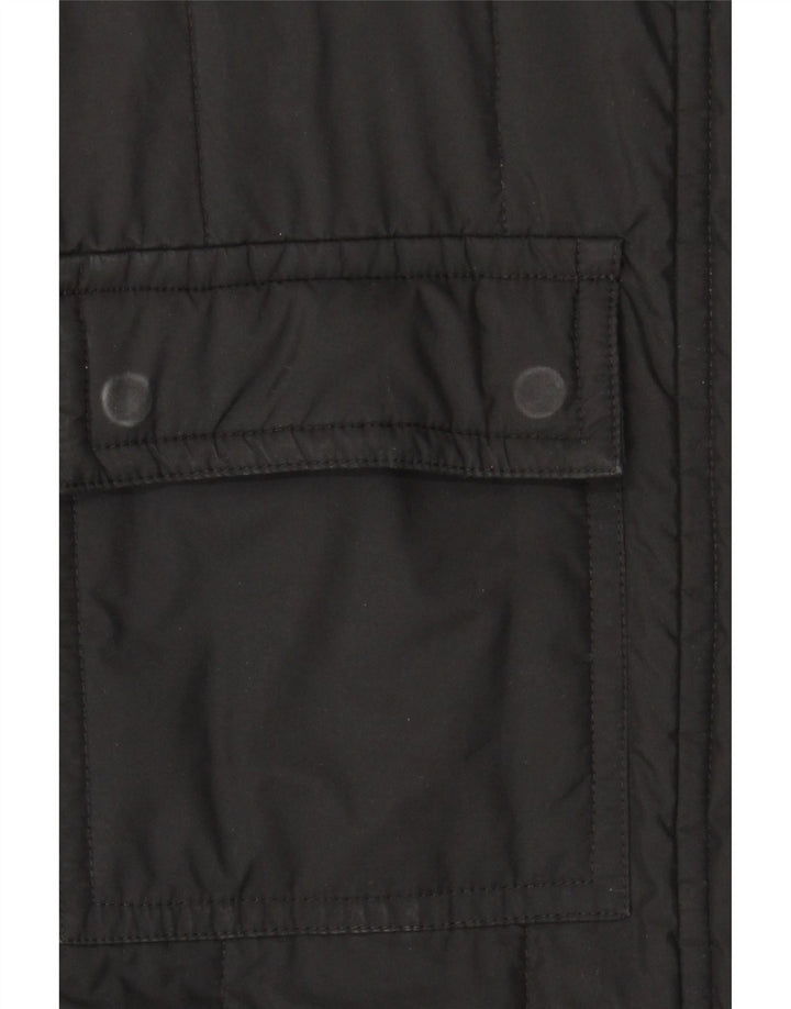 Marlboro Classics Mens Padded Jacket UK 40 Large Black