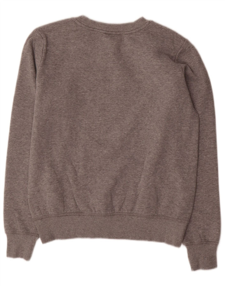 Champion Womens Sweatshirt Jumper UK 10 Small Grey Cotton
