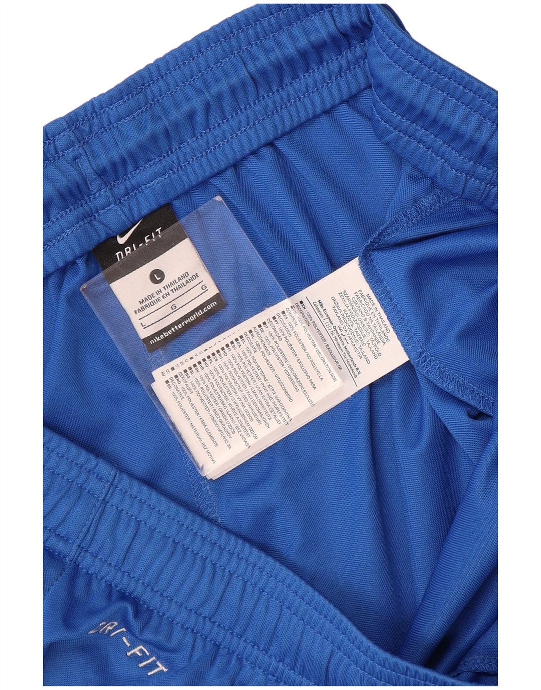Nike Mens Dri Fit Sport Shorts Large Blue Polyester