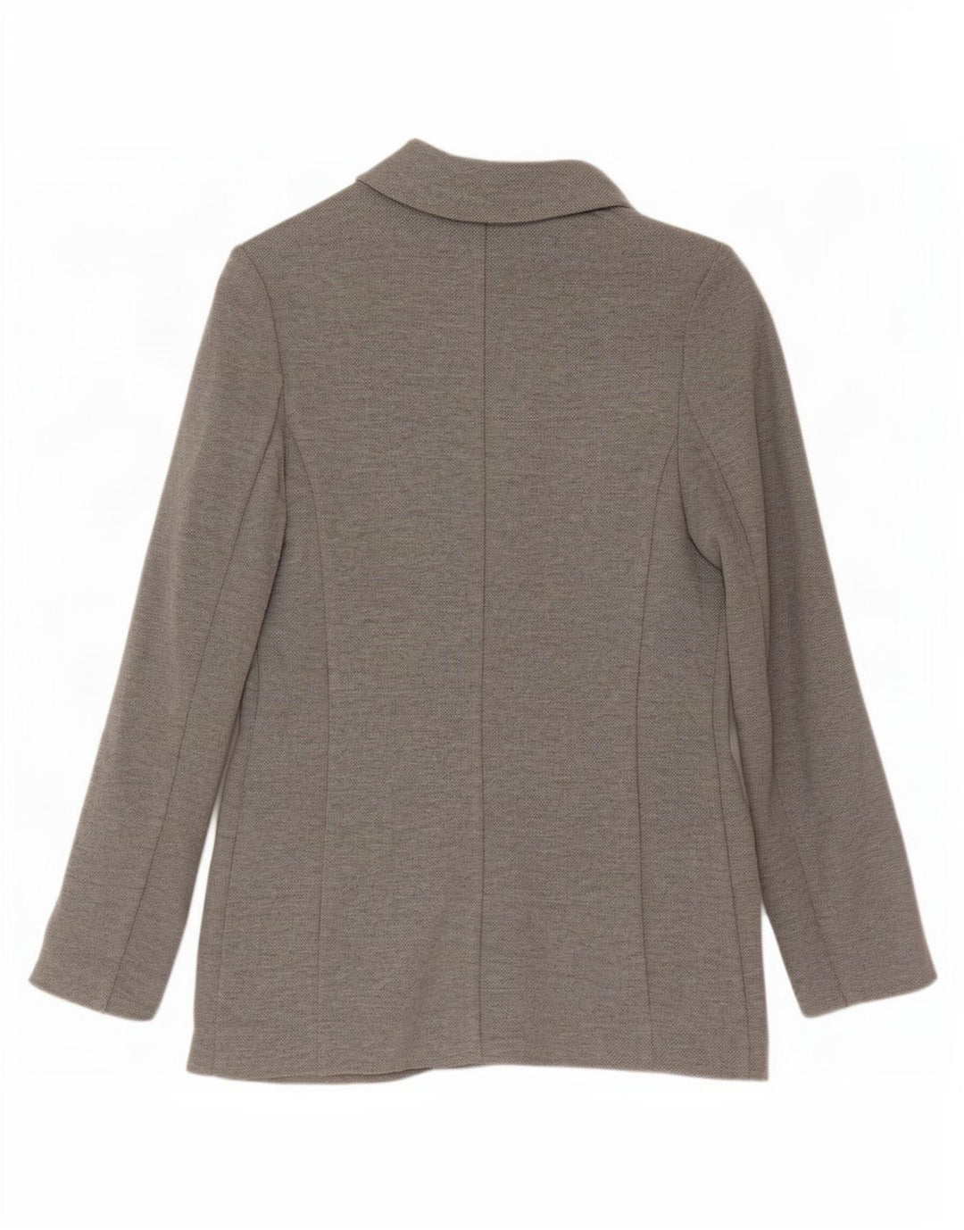 Marks & Spencer Womens Relaxed Fit Blazer Jacket UK 6 XS Grey Polyester