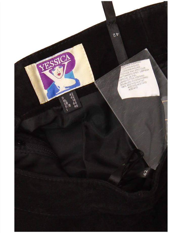 YESSICA Womens Pencil Skirt UK 16 Large W30  Black Acetate