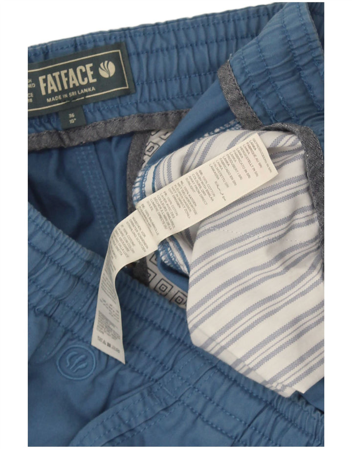 Fat Face Mens Chino Shorts W36 Large Blue Cotton