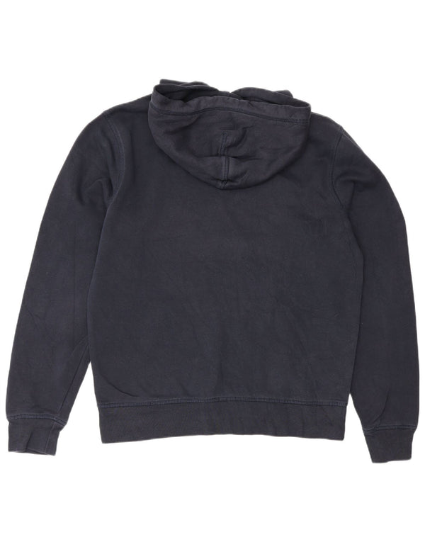 Tommy Hilfiger Mens Graphic Hoodie Jumper Medium Navy Blue Cotton