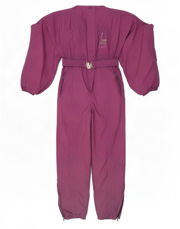 Luhta Womens Ski Jumpsuit UK 14 Medium Purple Polyamide Sports