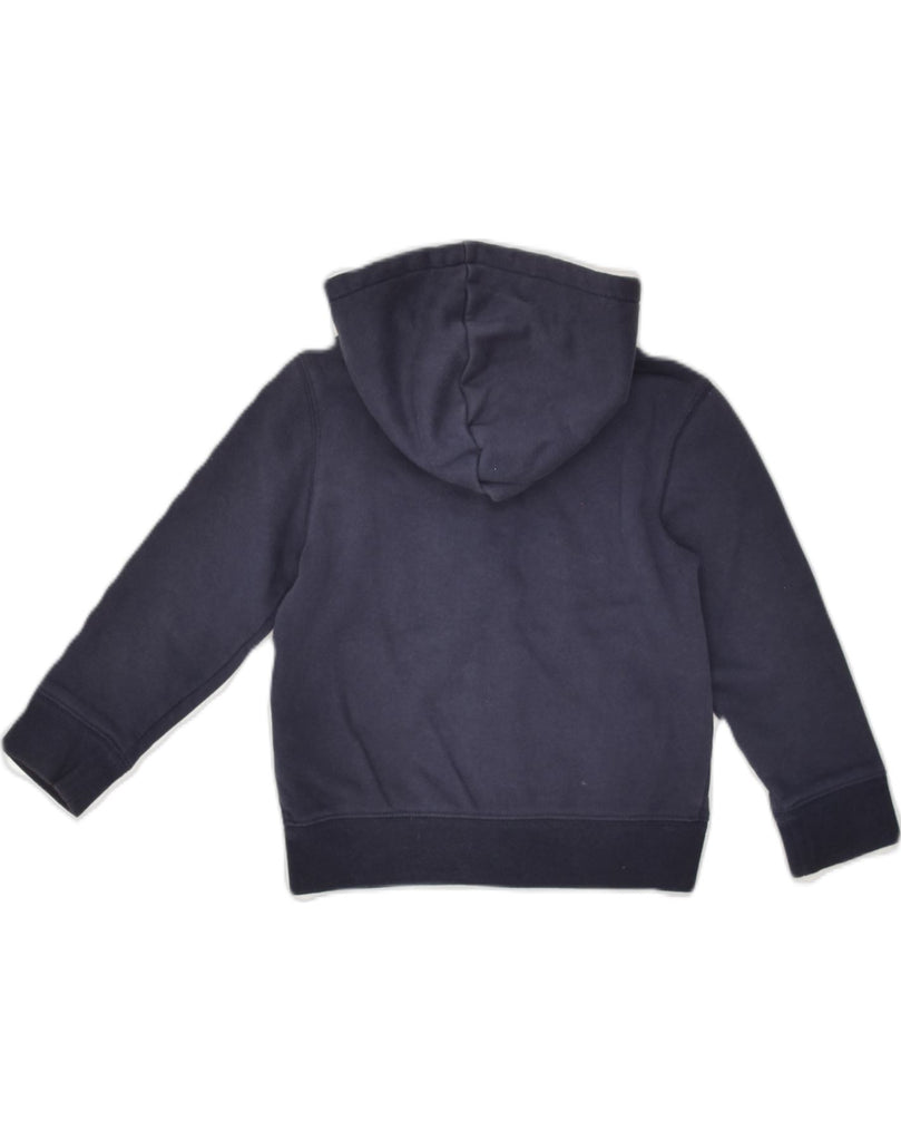 GAP Boys Graphic Zip Hoodie Sweater 4-5 Years Navy Blue Cotton | Vintage Gap | Thrift | Second-Hand Gap | Used Clothing | Messina Hembry 