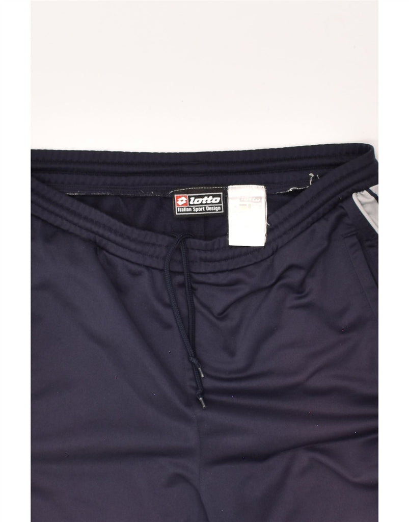 LOTTO Mens Tracksuit Trousers Small Navy Blue Polyester | Vintage Lotto | Thrift | Second-Hand Lotto | Used Clothing | Messina Hembry 