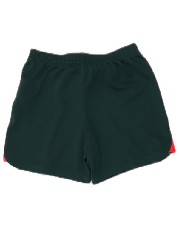Nike Boys Liverpool Sport Shorts 7-8 Years XL Green Polyester