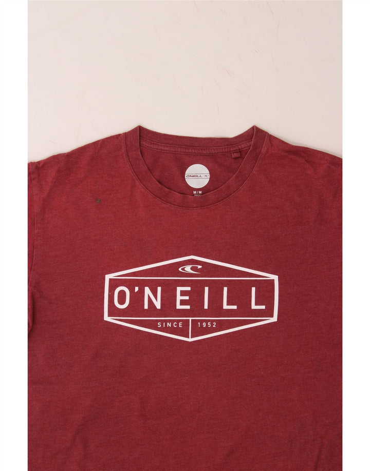 O'NEILL Mens Graphic T-Shirt Top Medium Red Cotton Vintage O'Neill and Second-Hand O'Neill from Messina Hembry 