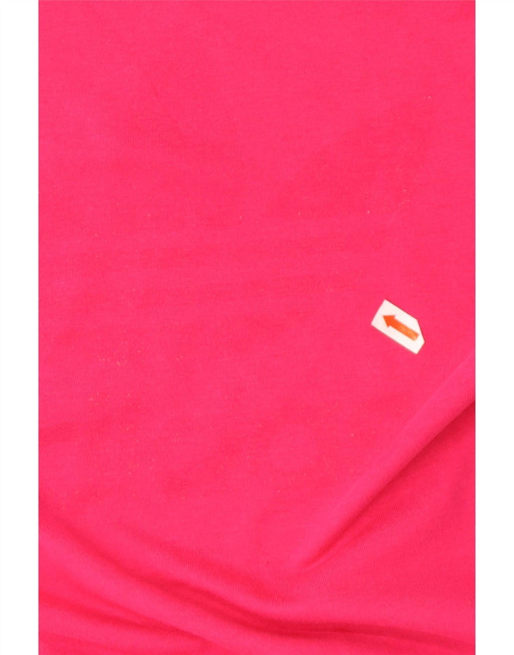 ADIDAS Womens Graphic T-Shirt Top EU 40 Medium Pink