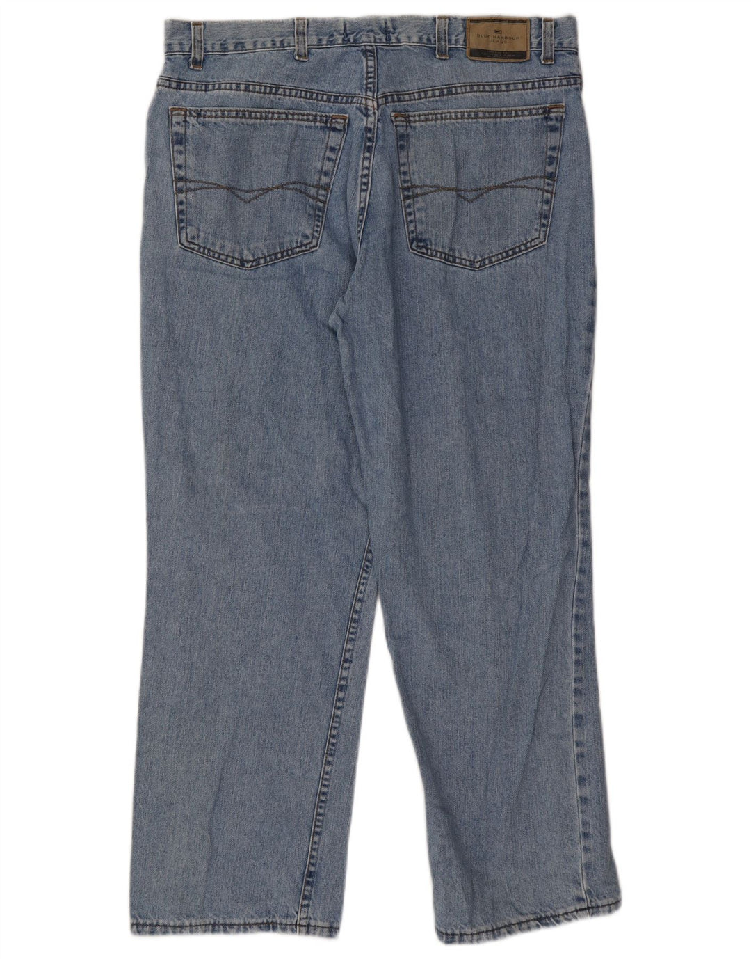 Marks & Spencer Mens Straight Jeans W38 L29 Blue Cotton