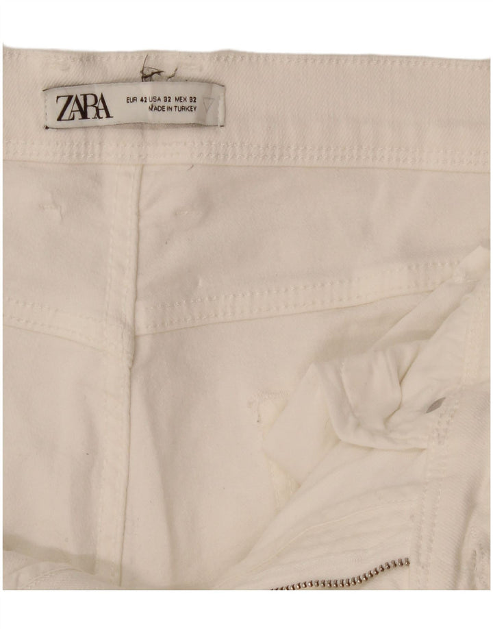 Zara Mens Slim Jeans EU 42 Large W32 L29 White