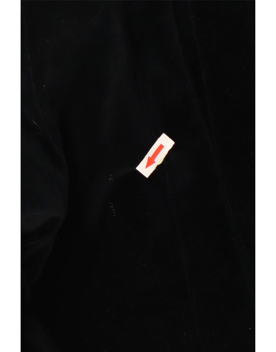 Vintage Womens Velvet Bomber Jacket UK 12 Medium Black