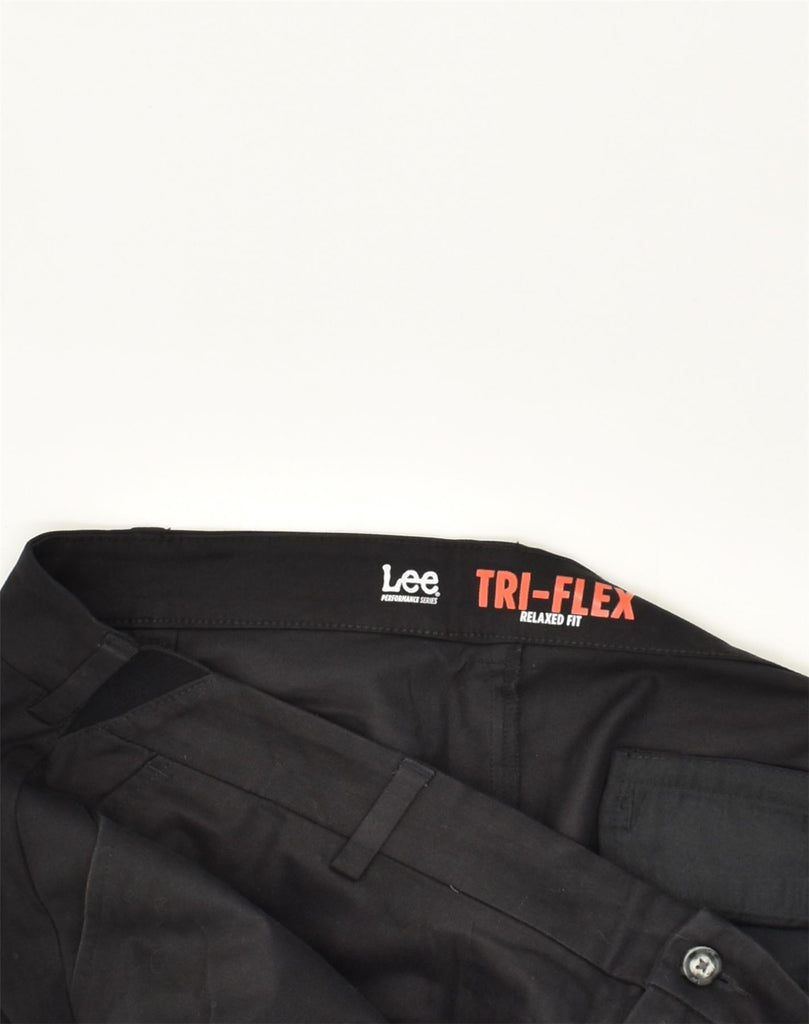 LEE Mens Tapered Chino Trousers W40 L29 Black Cotton | Vintage Lee | Thrift | Second-Hand Lee | Used Clothing | Messina Hembry 