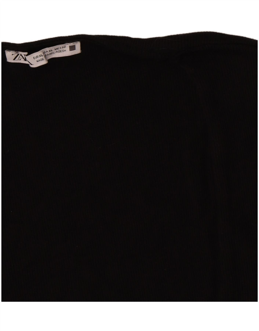 Zara Womens Vest Top UK 18 XL Black