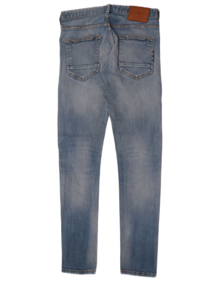 Scotch & Soda Womens Slim Jeans W29 L32 Blue Cotton