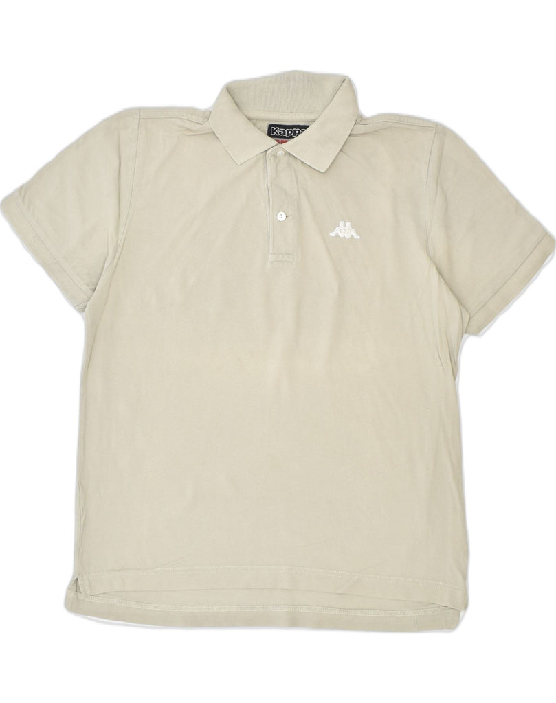 KAPPA Mens Polo Shirt Small Beige Cotton | Vintage | Thrift | Second-Hand | Used Clothing | Messina Hembry 