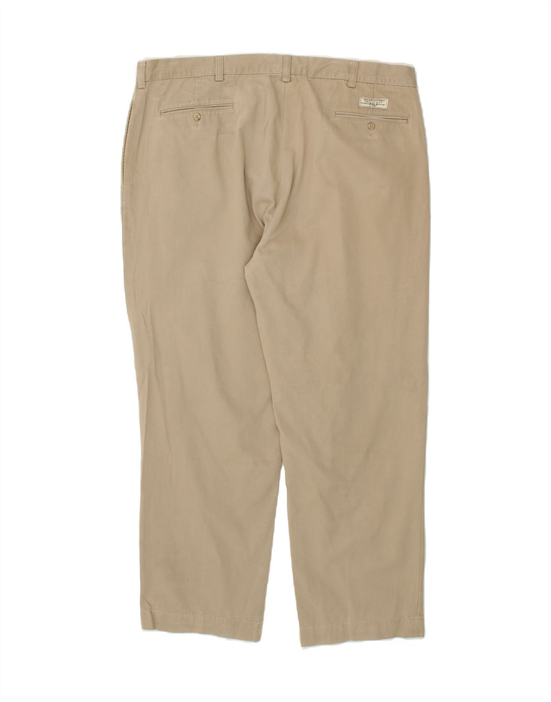 POLO RALPH LAUREN Mens Pegged Chino Trousers W40 L30 Beige Cotton Vintage Polo Ralph Lauren and Second-Hand Polo Ralph Lauren from Messina Hembry 