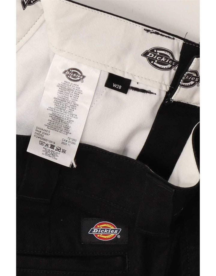 Dickies Mens Chino Shorts W28 Small Black Cotton