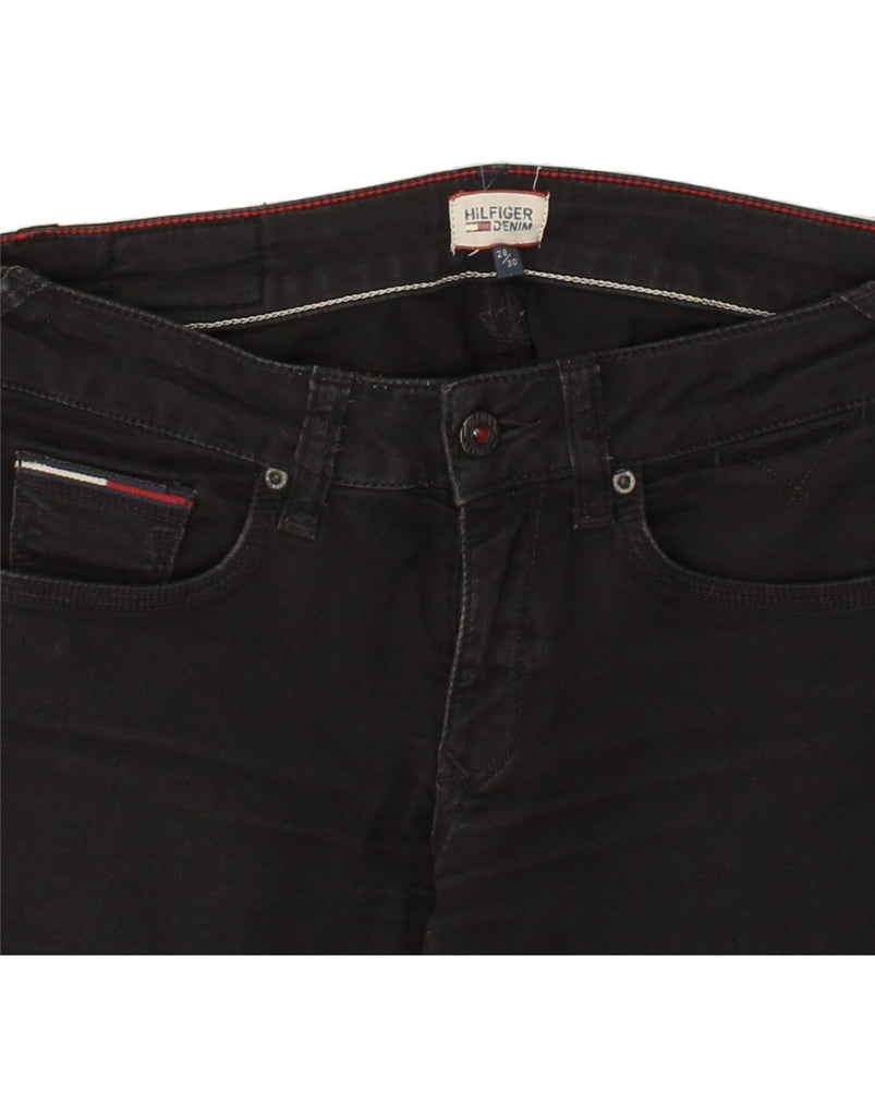 TOMMY HILFIGER Womens Slim Jeans W29 L30 Black Vintage Tommy Hilfiger and Second-Hand Tommy Hilfiger from Messina Hembry 