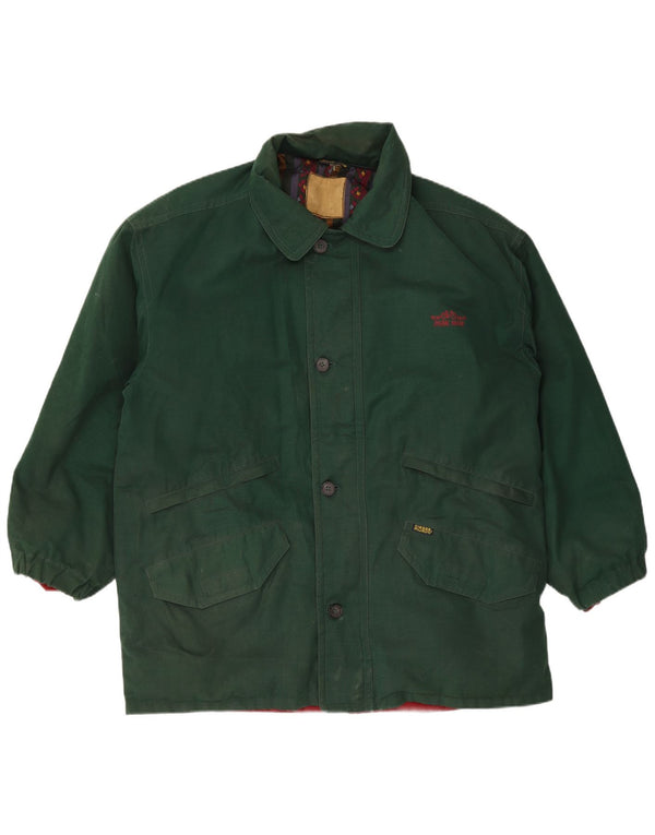 Ciesse Piumini Mens Utility Jacket UK 42 XL Green Cotton