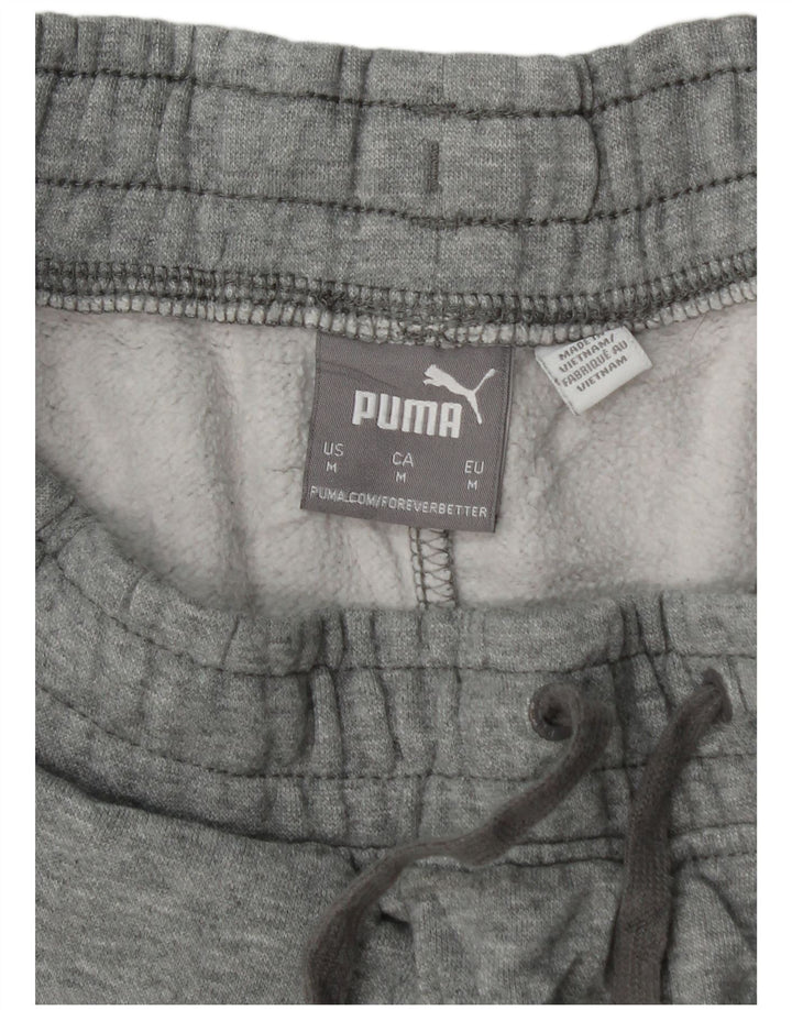 PUMA Mens Sport Shorts Medium  Grey Flecked Cotton