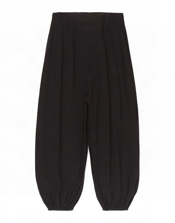Marks & Spencer Womens Harem Trousers Medium W28 L26 Black Viscose