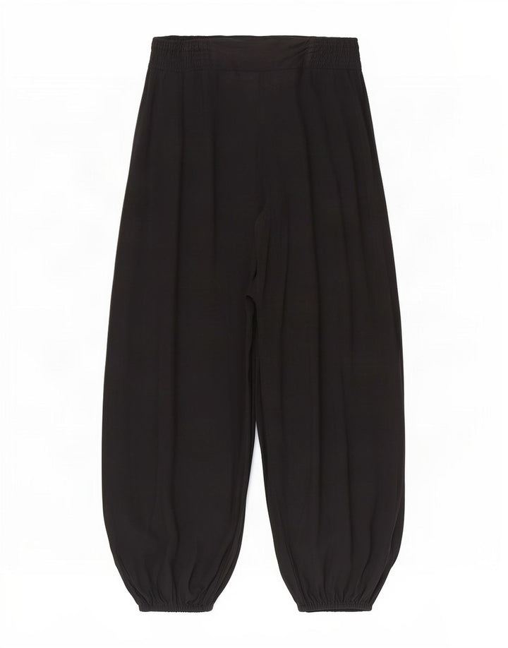 Marks & Spencer Womens Harem Trousers Medium W28 L26 Black Viscose