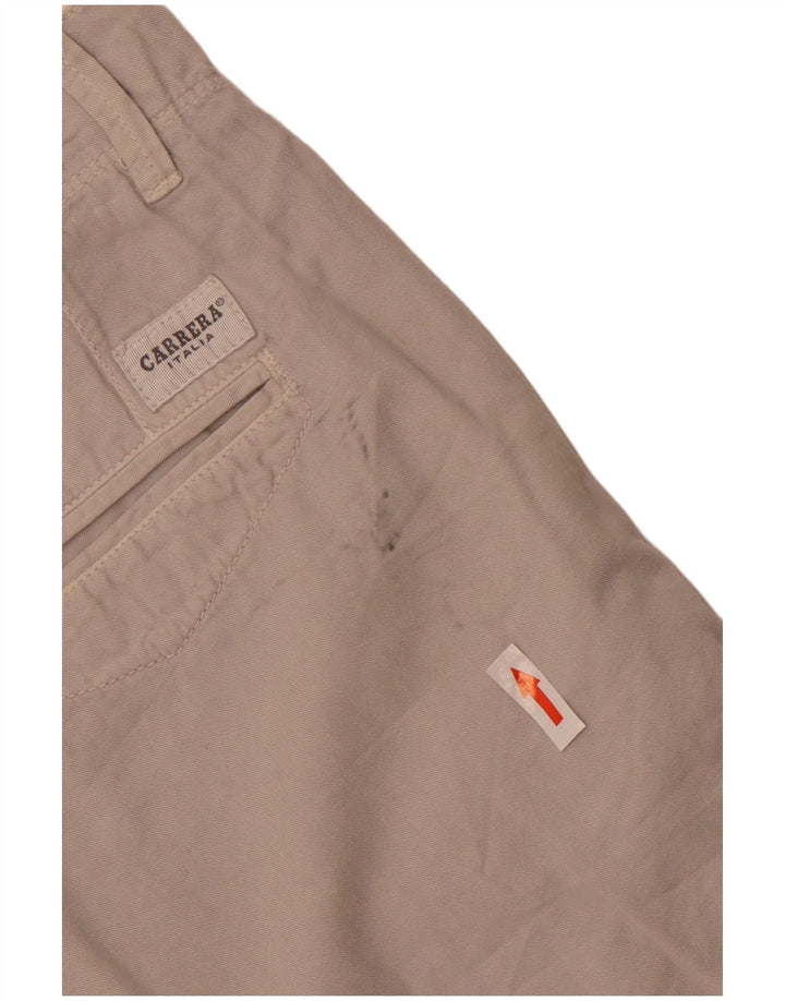 Carrera Mens Chino Shorts IT 56 3XL W38 Grey Cotton