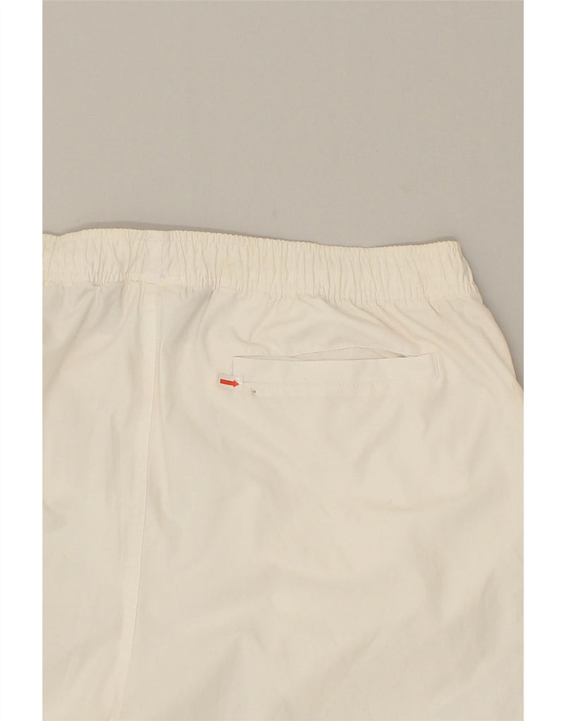 CHAMPION Womens Sport Shorts UK 20 2XL White Cotton | Vintage Champion | Thrift | Second-Hand Champion | Used Clothing | Messina Hembry 