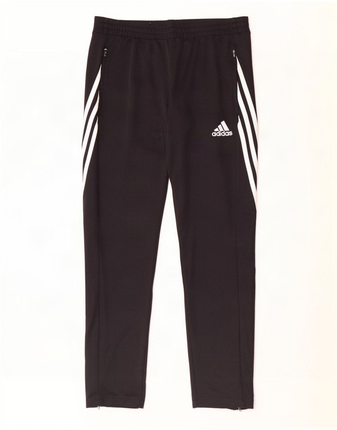 Adidas Mens Climalite Tracksuit Trousers Medium Black Polyester