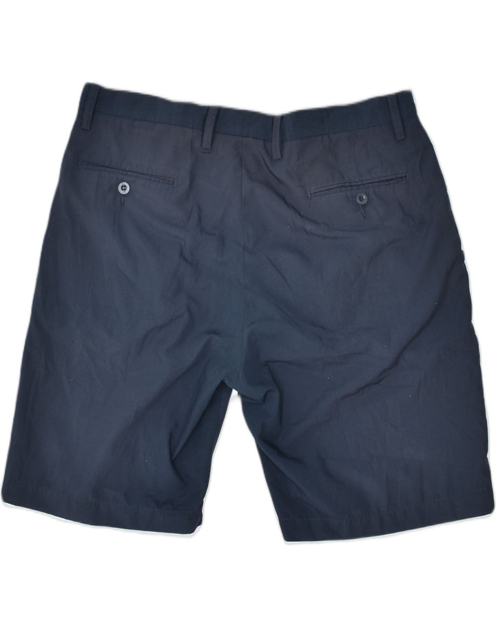 CHERVO Womens Chino Shorts EU 46 XL Navy Blue Polyester | Vintage Chervo | Thrift | Second-Hand Chervo | Used Clothing | Messina Hembry 