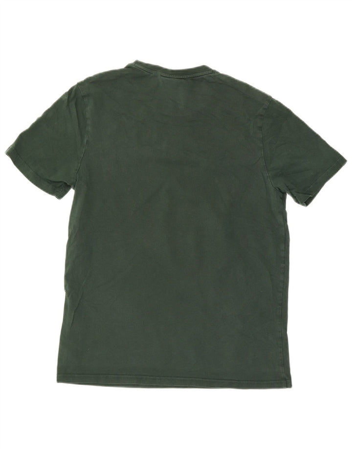 LYLE & SCOTT Mens T-Shirt Top Medium Green Cotton