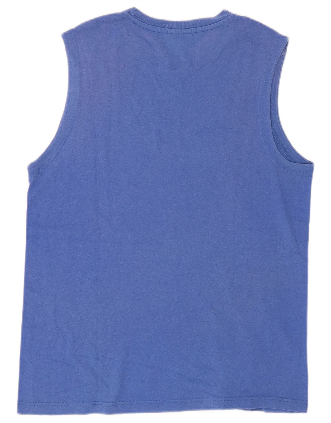 Champion Mens Vest Top Medium Blue Cotton
