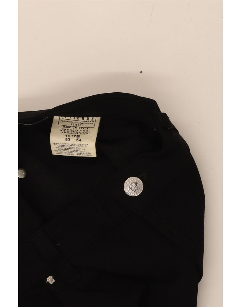 VERSACE Mens Straight Casual Trousers W40 L32 Black Polyamide Vintage Versace and Second-Hand Versace from Messina Hembry 