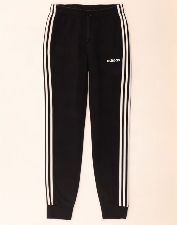Adidas Mens Tracksuit Trousers Joggers Small Black Cotton