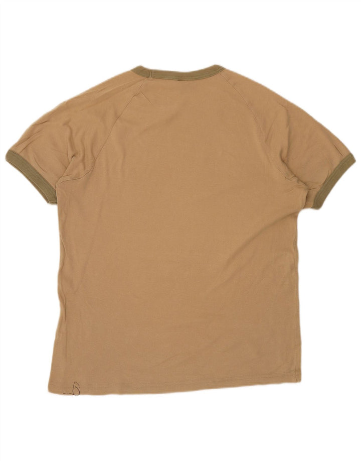 CHAMPION Mens T-Shirt Top Large Beige Cotton