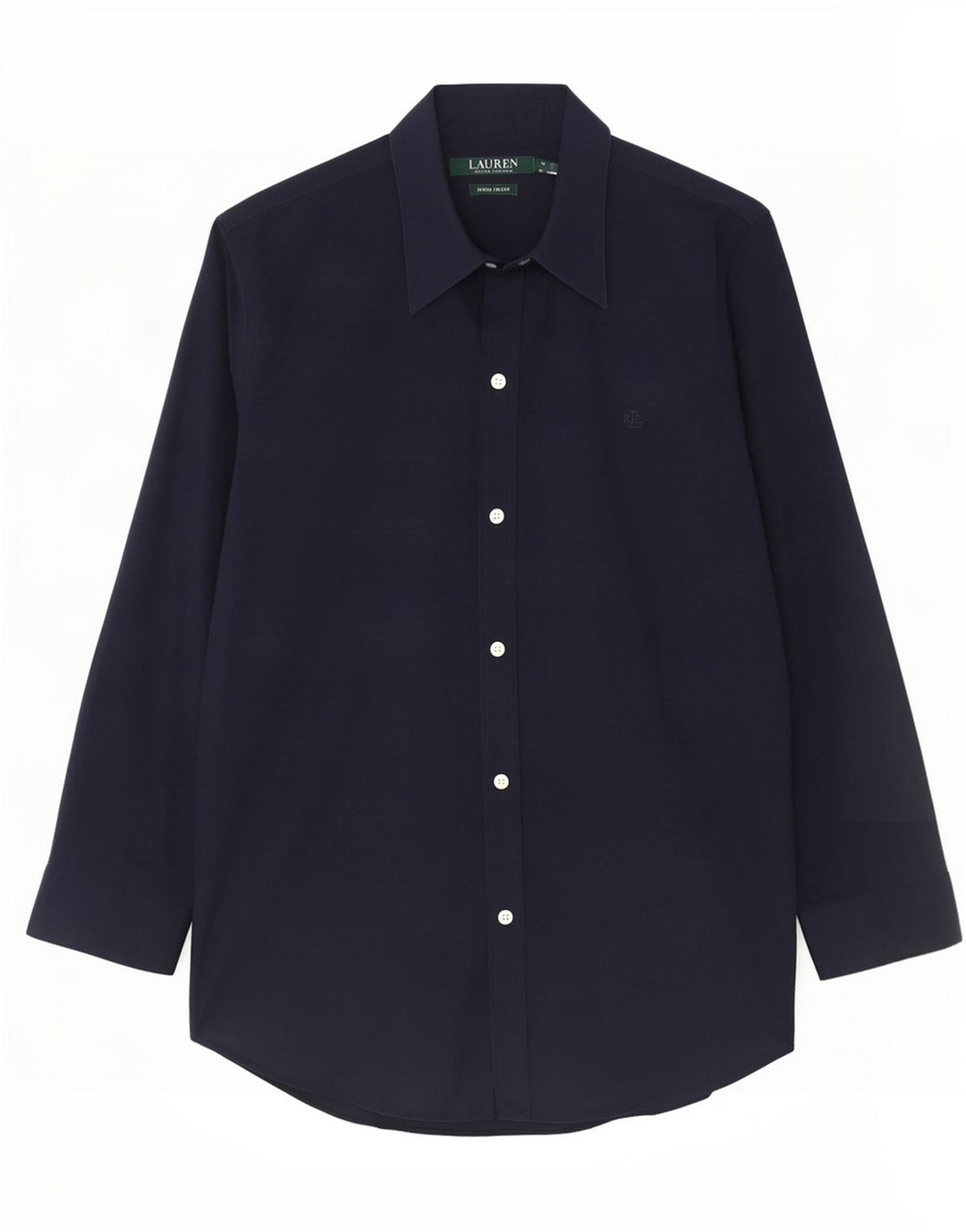 Ralph Lauren Womens Shirt UK 14 Medium Navy Blue Cotton