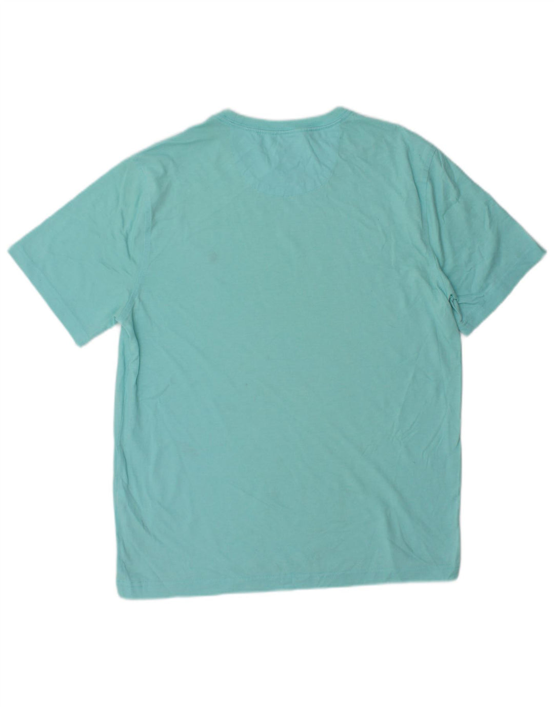 IZOD Mens Salt Water T-Shirt Top Small Blue Cotton