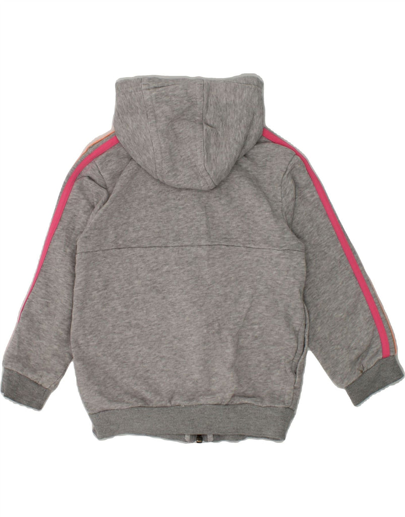 ADIDAS Girls Graphic Zip Hoodie Sweater 3-4 Years Grey | Vintage Adidas | Thrift | Second-Hand Adidas | Used Clothing | Messina Hembry 