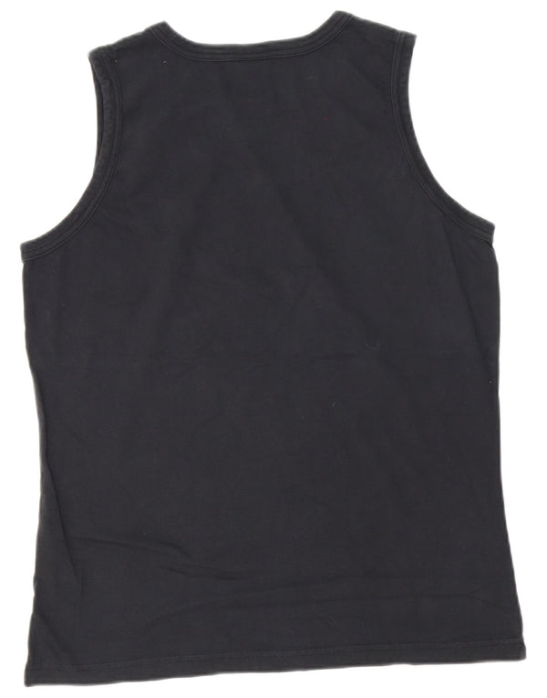 Nike Mens Graphic Vest Top UK 42/44 Large Black Cotton