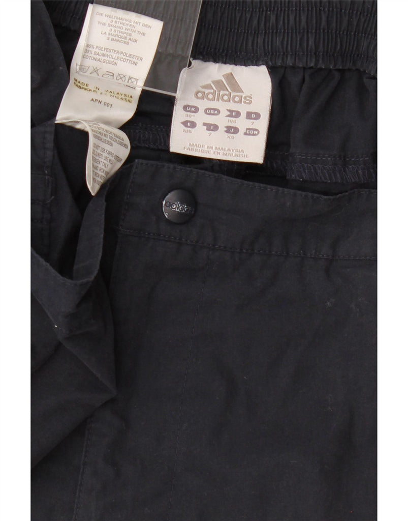 ADIDAS Mens Capri Tracksuit Trousers Large  Navy Blue Cotton Vintage Adidas and Second-Hand Adidas from Messina Hembry 