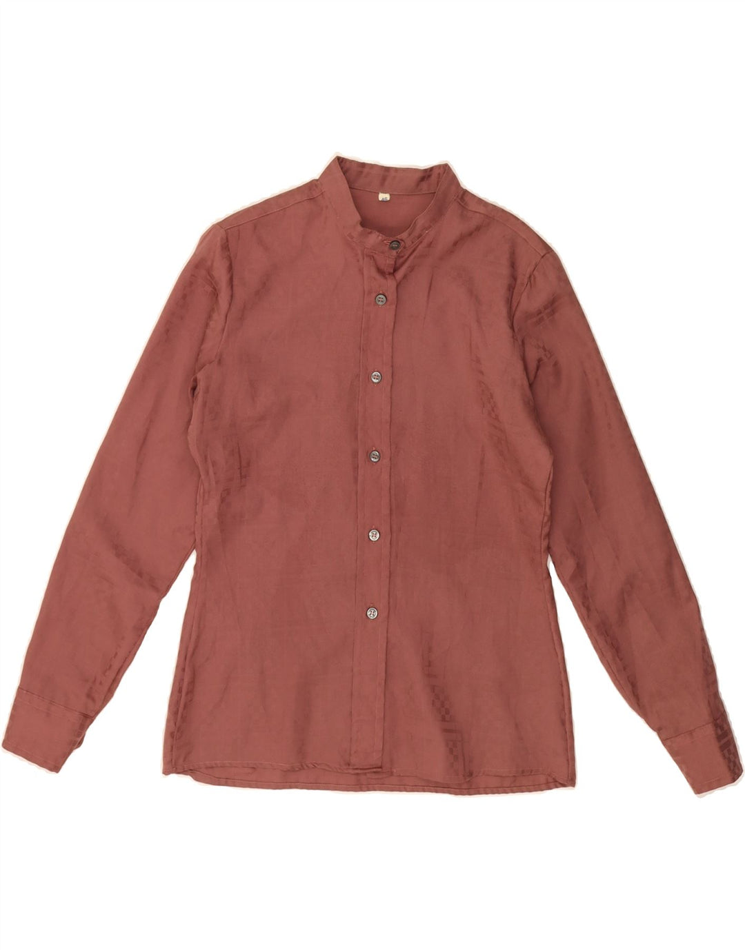 VINTAGE Womens Shirt IT 46 Large Burgundy Vintage Vintage and Second-Hand Vintage from Messina Hembry 